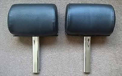 Single stem Classic Car head rests suitable for Stainless for Classics seatbelt guides